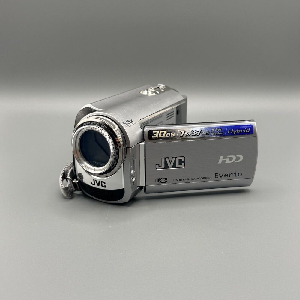 JVC Everio GZ-MG335HU 30GB HDD Digital Camcorder Handheld Video Camera Tested